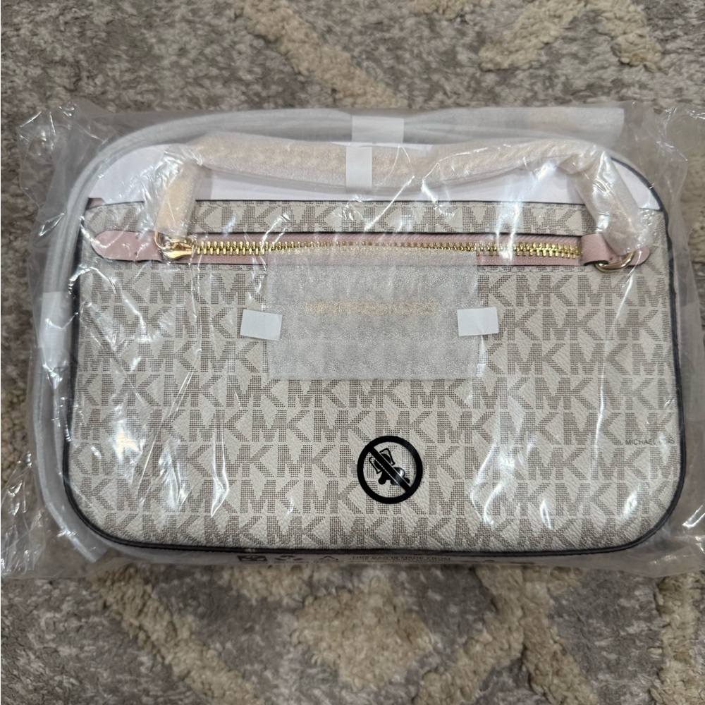 Michael Kors Logo Crossbody Bag Women's Rose - Picture 3 of 4